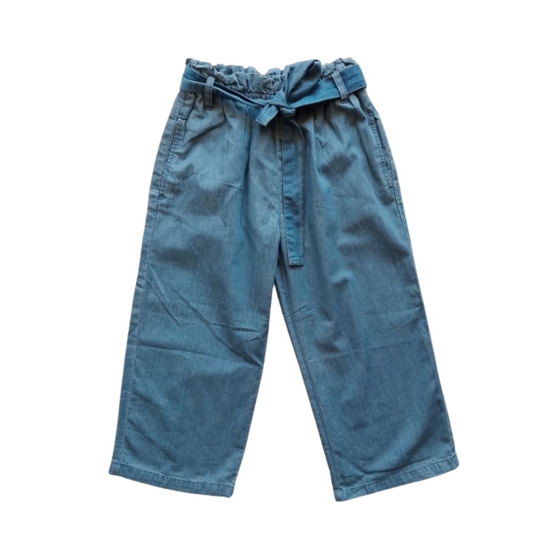 Wide Legs Jeans with Belt