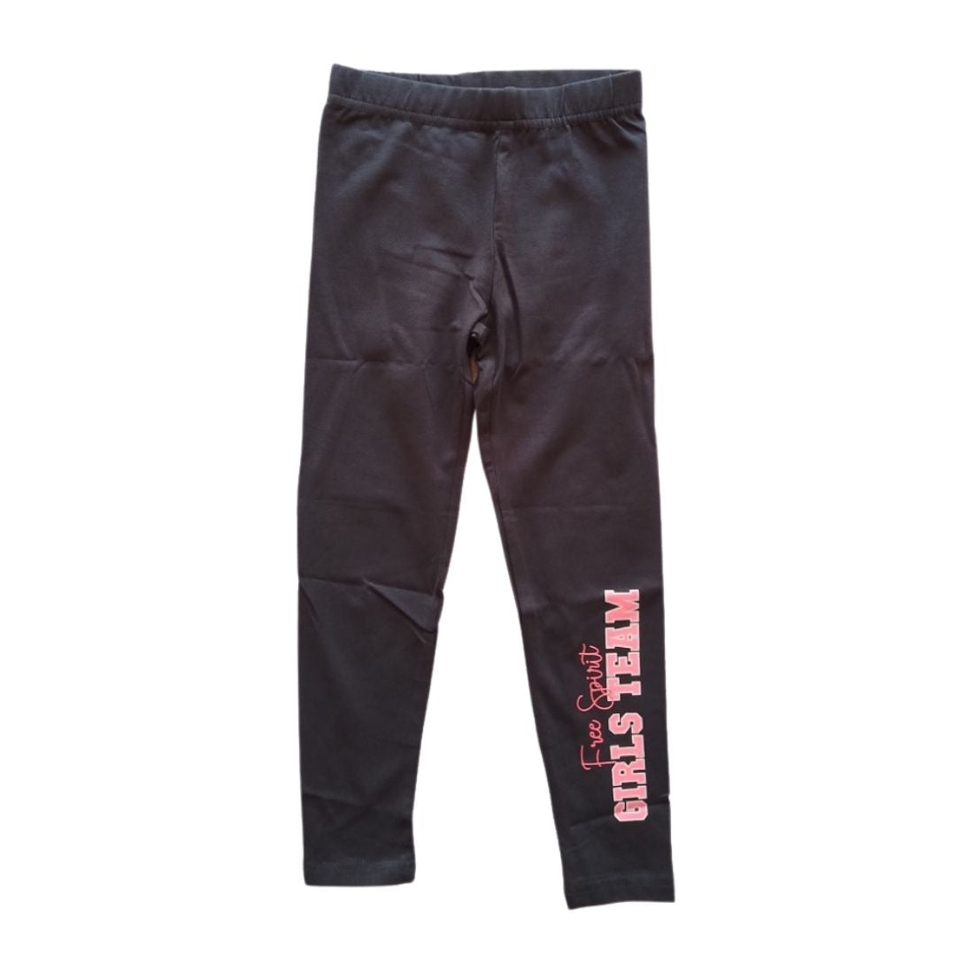 Grey Cotton Legging