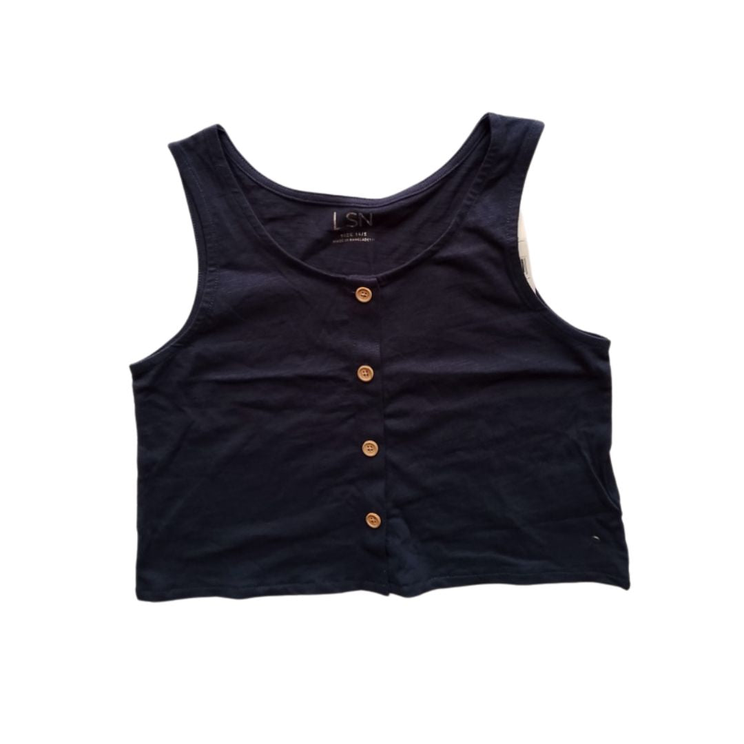 Navy cotton Top