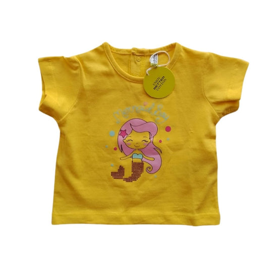 Yellow Tshirt with mermaid