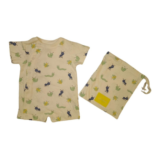 New Born White Overall