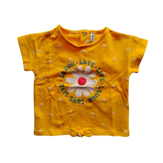 Yellow cotton tshirt