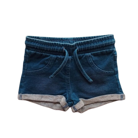 Dark Blue Denim Short