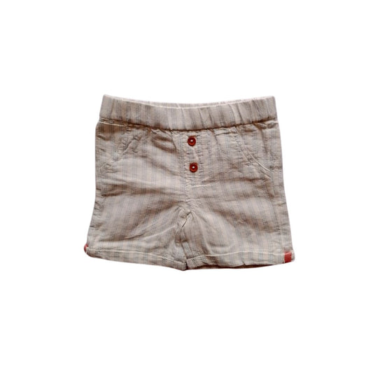 Baby Linen white and blue short