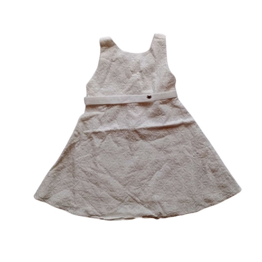 White Dress with Embroidery